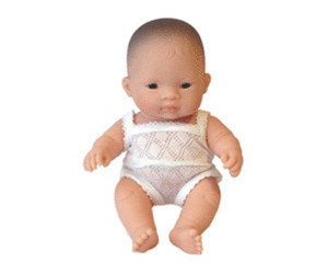 Poupée poupon bébé fille, 38 cm, Latino-américaine Collection Miniland