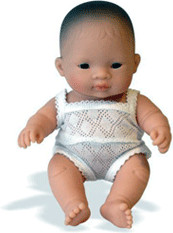 Miniland Bébé garçon asiatique 21 cm (31125)