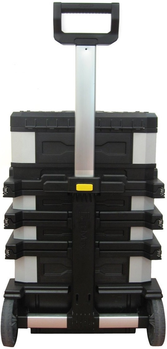 Servante d'atelier outils multi boîte coffre emboitable amovible FatMax  Stanley 1-95-622 Castor Bleu