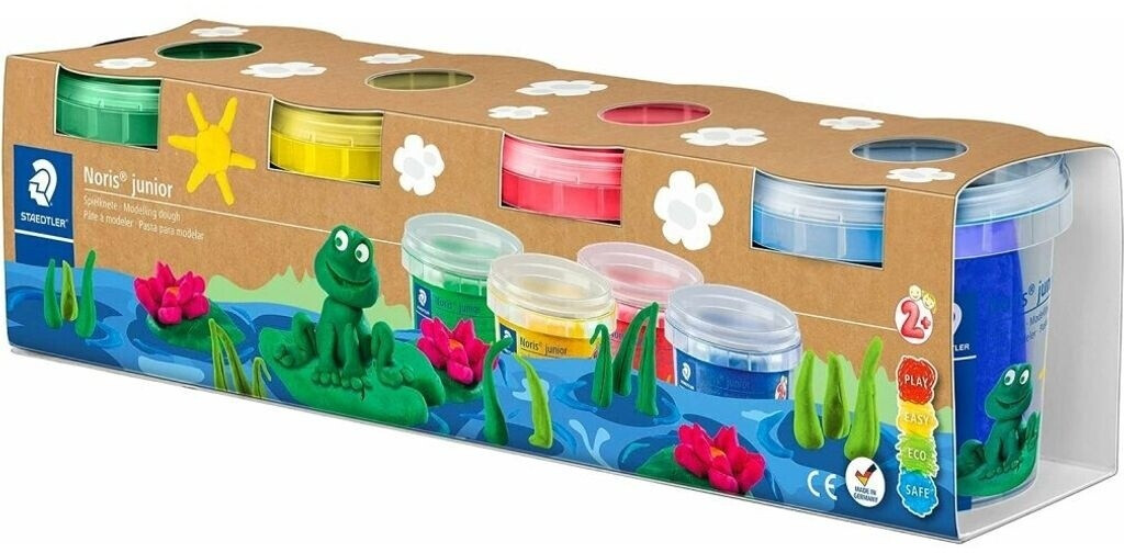 Staedtler Noris Club - Set 4 pots pâte à modeler 130g
