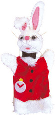 le Coin des enfants Marionnette à main - Lapin blanc