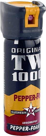 Abwehrspray TW1000 Pfefferspray zielgenauer Strahl, 40 ml 