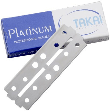 Takai 10 lames doubles pour rasoir
