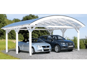 Skan Holz Leimholz Carport Weiss 245154 11 Ab 6 951 12