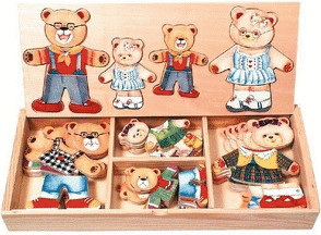 Bino Puzzle Famille Ours (88016)