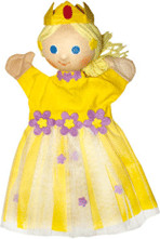 le Coin des enfants Marionnette à main - princesse jaune