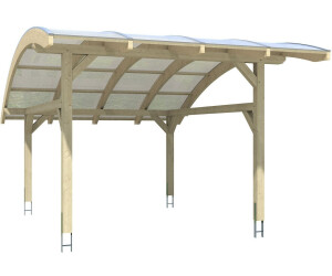 Skan Holz Runddach Carport Eiche (245055-01)