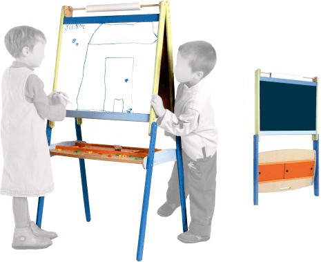 JeuJura Grand tableau dessin xxl en bois