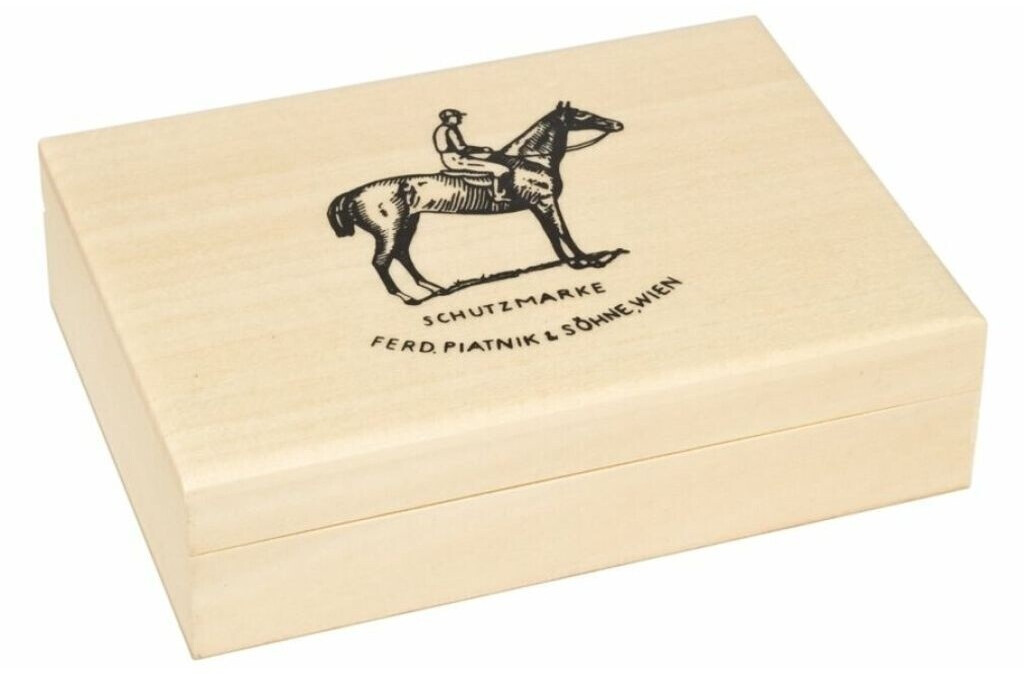 Piatnik 2805 – Cassetta Da Lusso In Legno Per Bridge E Poker – Dimensioni 17,4x13x4,2 Cm