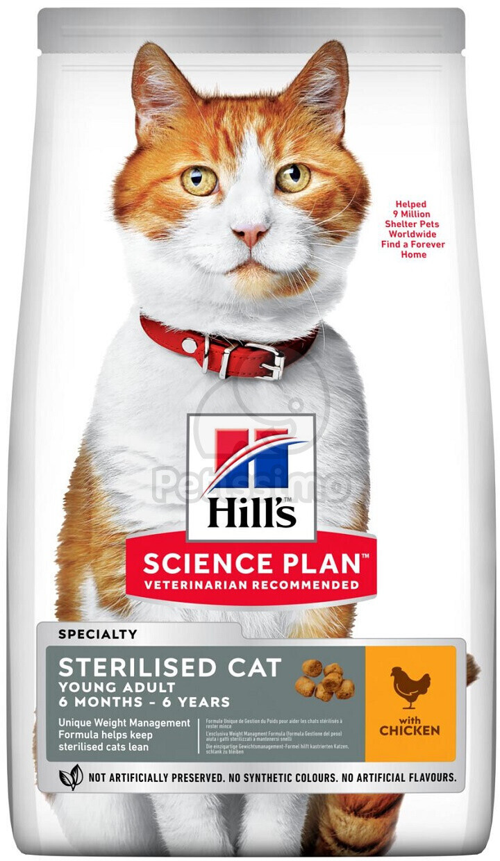 Hill's Science Plan Feline Young Sterilised Chicken 1,5kg