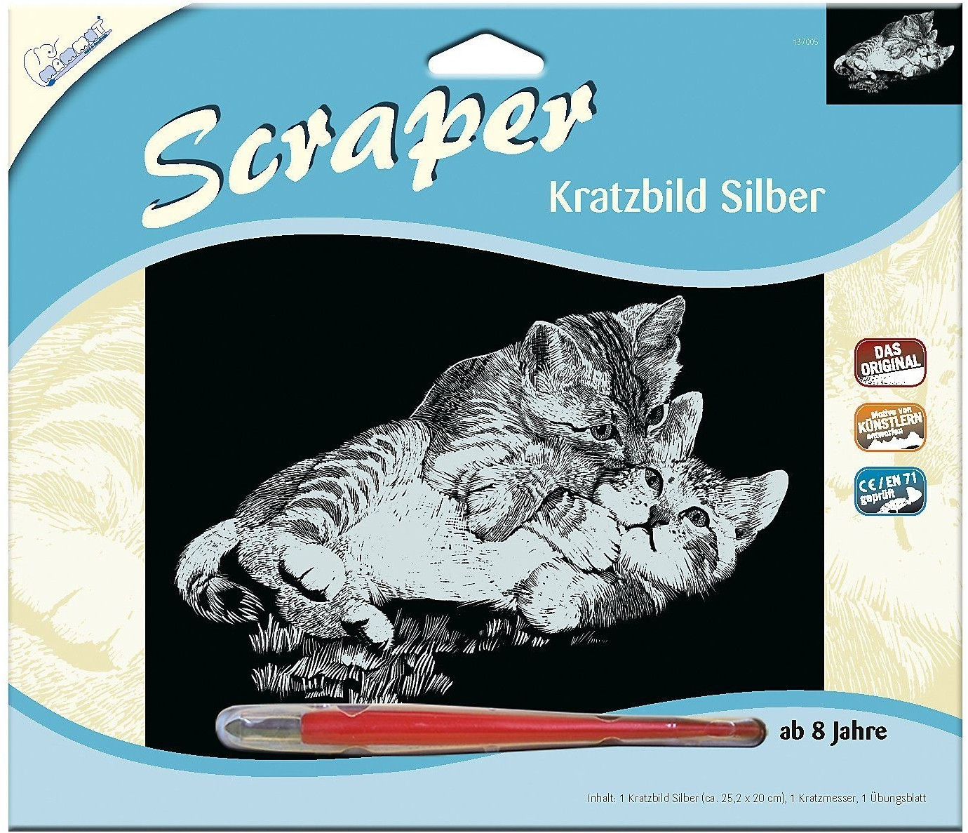 Mammut jouets Scraperfoil Kitten Silver
