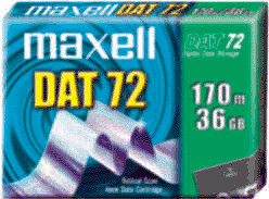 Maxell 4mm Cassette 170m 36/72Go DAT72