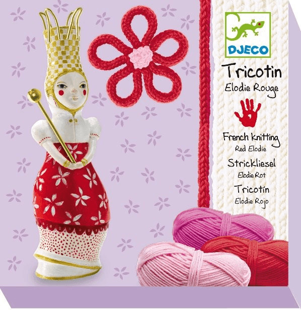 Djeco Tricotin Elodie rouge