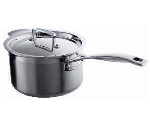 Le Creuset 3-Ply Stainless Steel Saucepan With Lid 20 cm