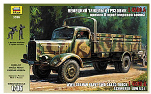 Zvezda Heavy German Cargo Truck L 4500 S (3596)