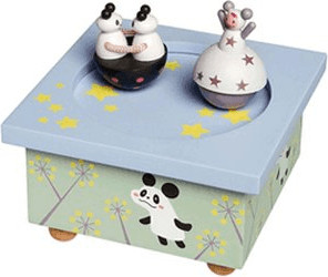 Trousselier Boîte à musique dancing fille et panda