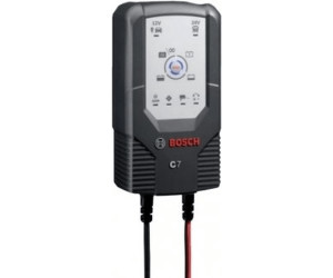  Bosch Automotive C7 - Chargeur de Batterie Intelligent et  Automatique - 12V/24 V /7 A - pour Batteries Plomb-Acide, GEL, Start/Stop  EFB, Start/Stop AGM pour Motos et Voitures, Noir