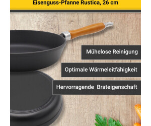 | Krüger Eisenguss-Pfanne ab Rustica 28 Preisvergleich 42,99 bei € cm