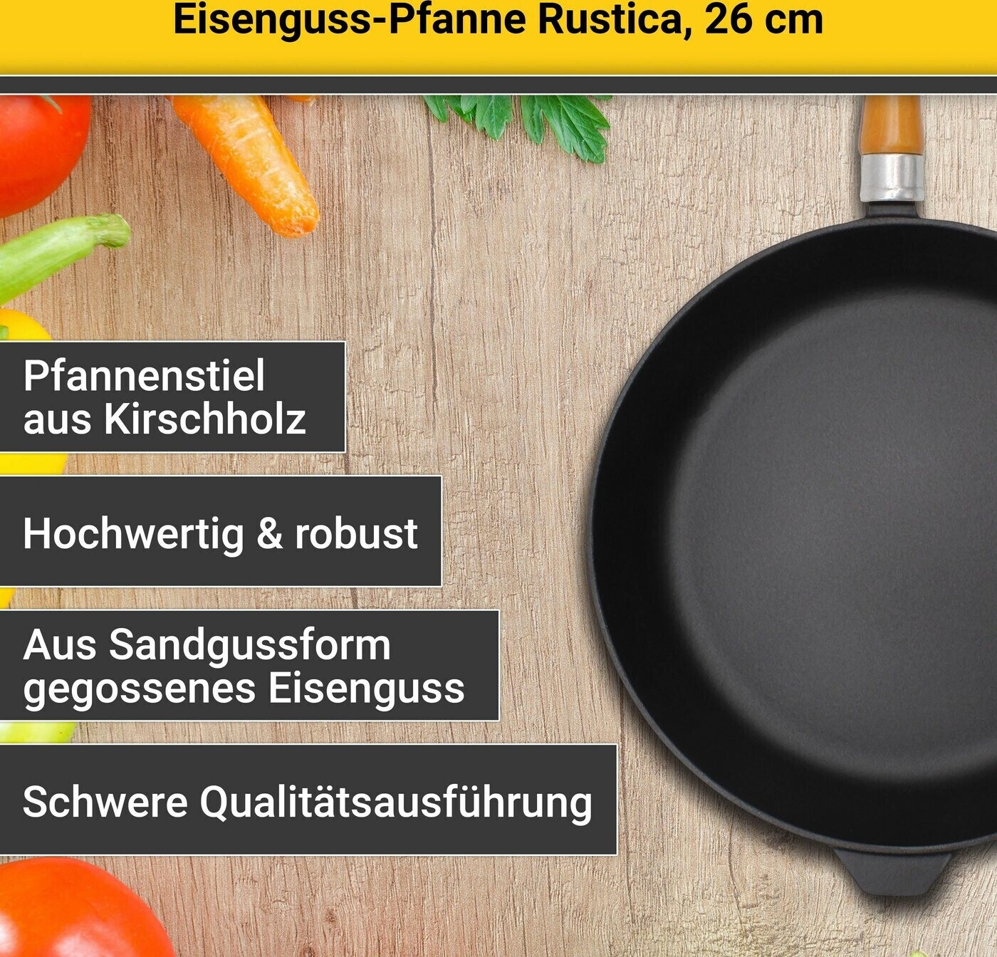 ab Eisenguss-Pfanne 42,99 28 cm Rustica € bei | Krüger Preisvergleich
