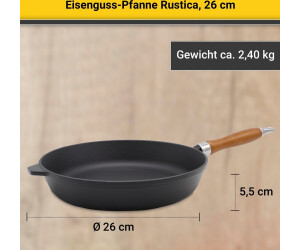 Krüger Rustica Eisenguss-Pfanne 28 cm ab € 42,99 | Preisvergleich bei