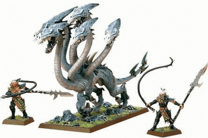 Warhammer Les Elfes Noirs - Hydre de guerre elfe noir