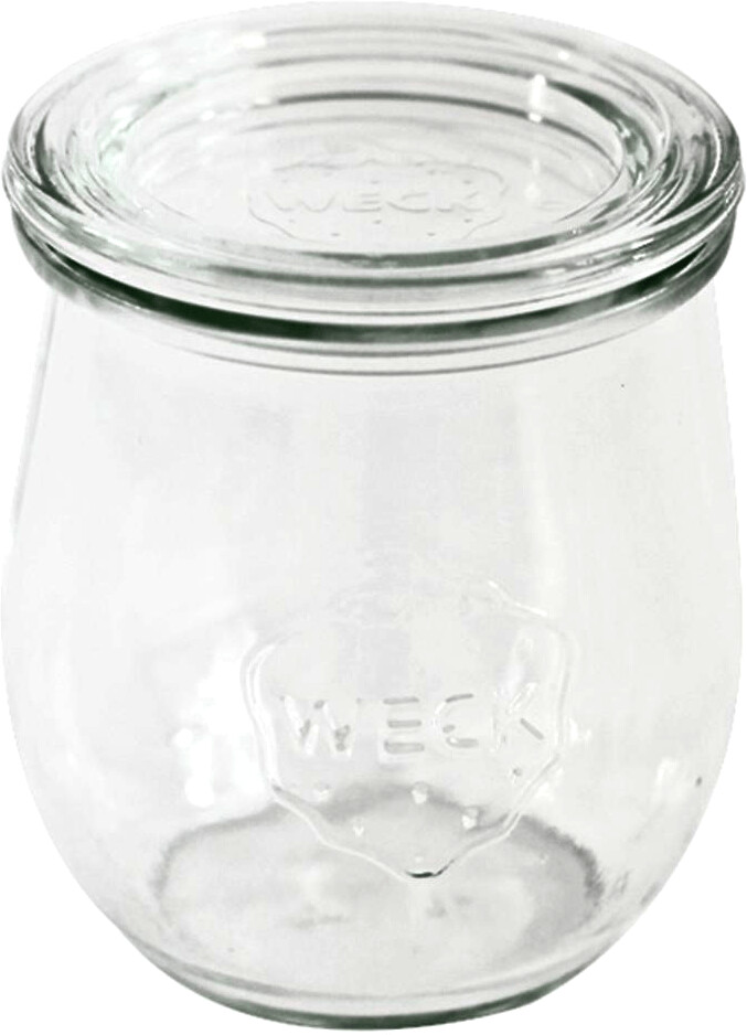 Weck Lot de 8 bocaux à bord rond 0,2 L