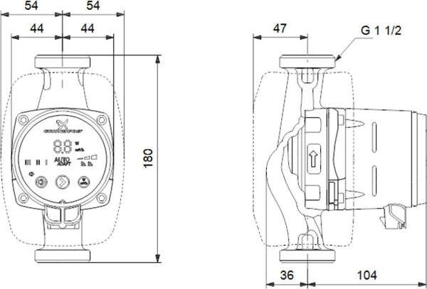 Grundfos Alpha2 25-60 (130mm), Bild 2