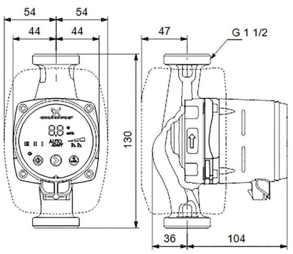Grundfos Alpha2 25-60 (130mm), Bild 8