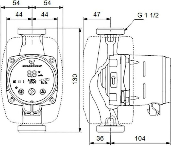 Grundfos Alpha2 25-40 (130mm), Bild 8