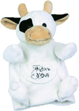 Histoire d'Ours Marionnette Vache Blanche & Noire