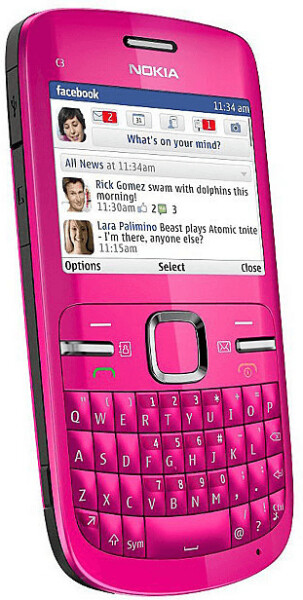 Nokia C3 Pink, Bild 5