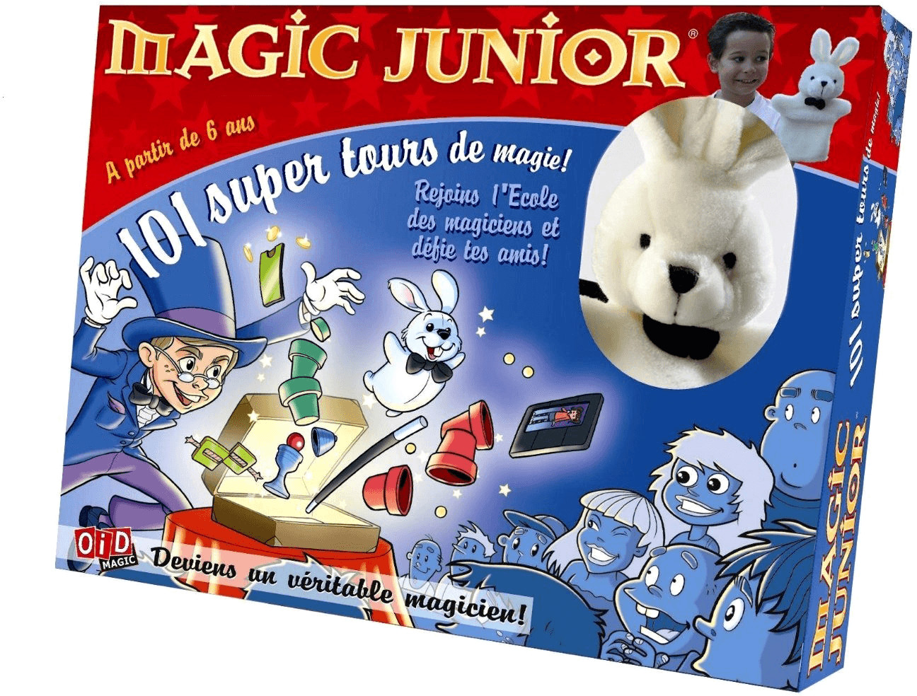 Oid Magic Coffret Magic junior : 101 tours de magie + Lapin