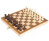 Schachspiel Geschenk Schach Sehr schönes Holz 3 in1 klappbares 24*24CM 