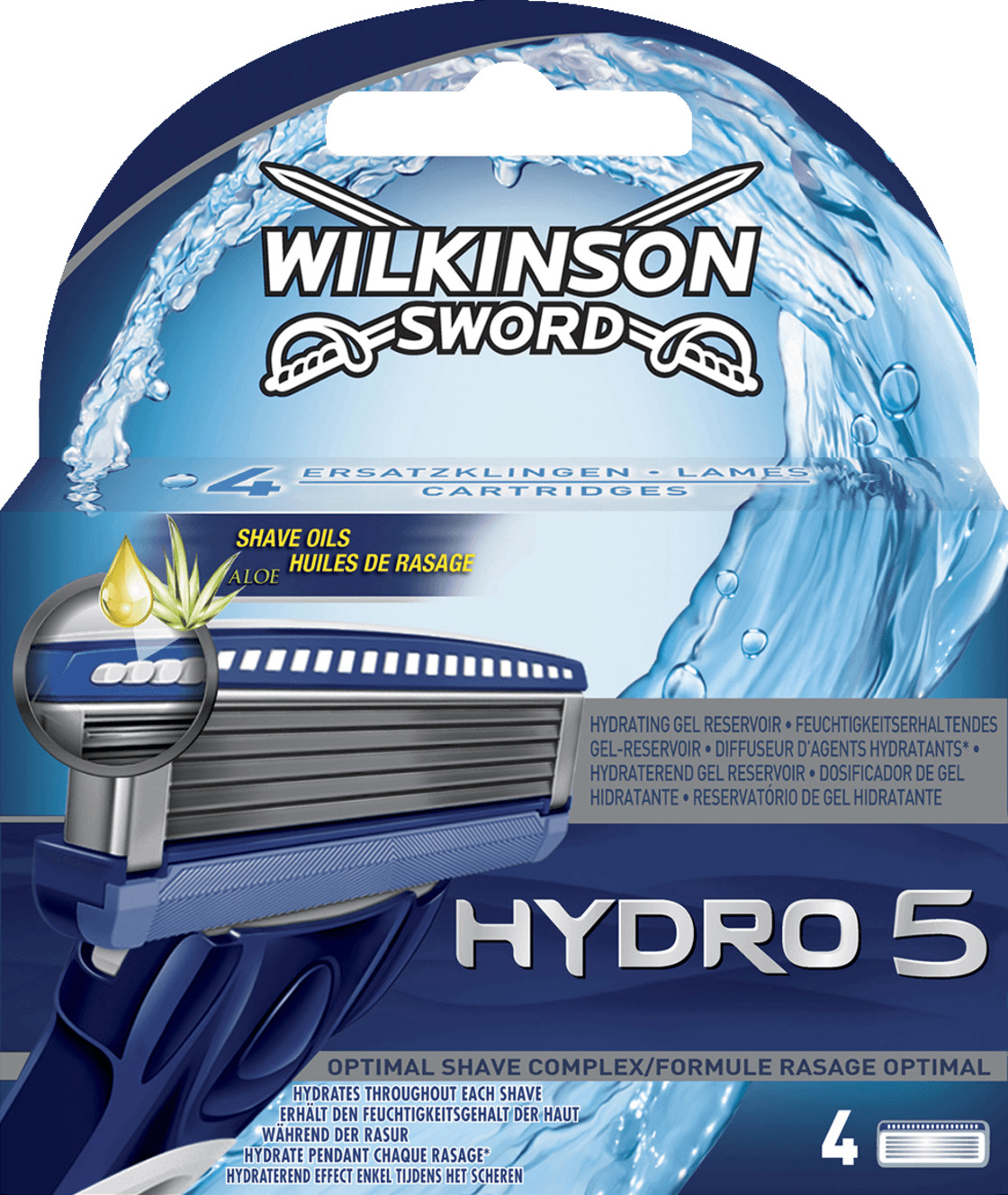Wilkinson Lames Hydro 5 (x4)