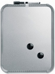 nobo SlimLine Drywipe Board Magnetic 280x360mm Silver