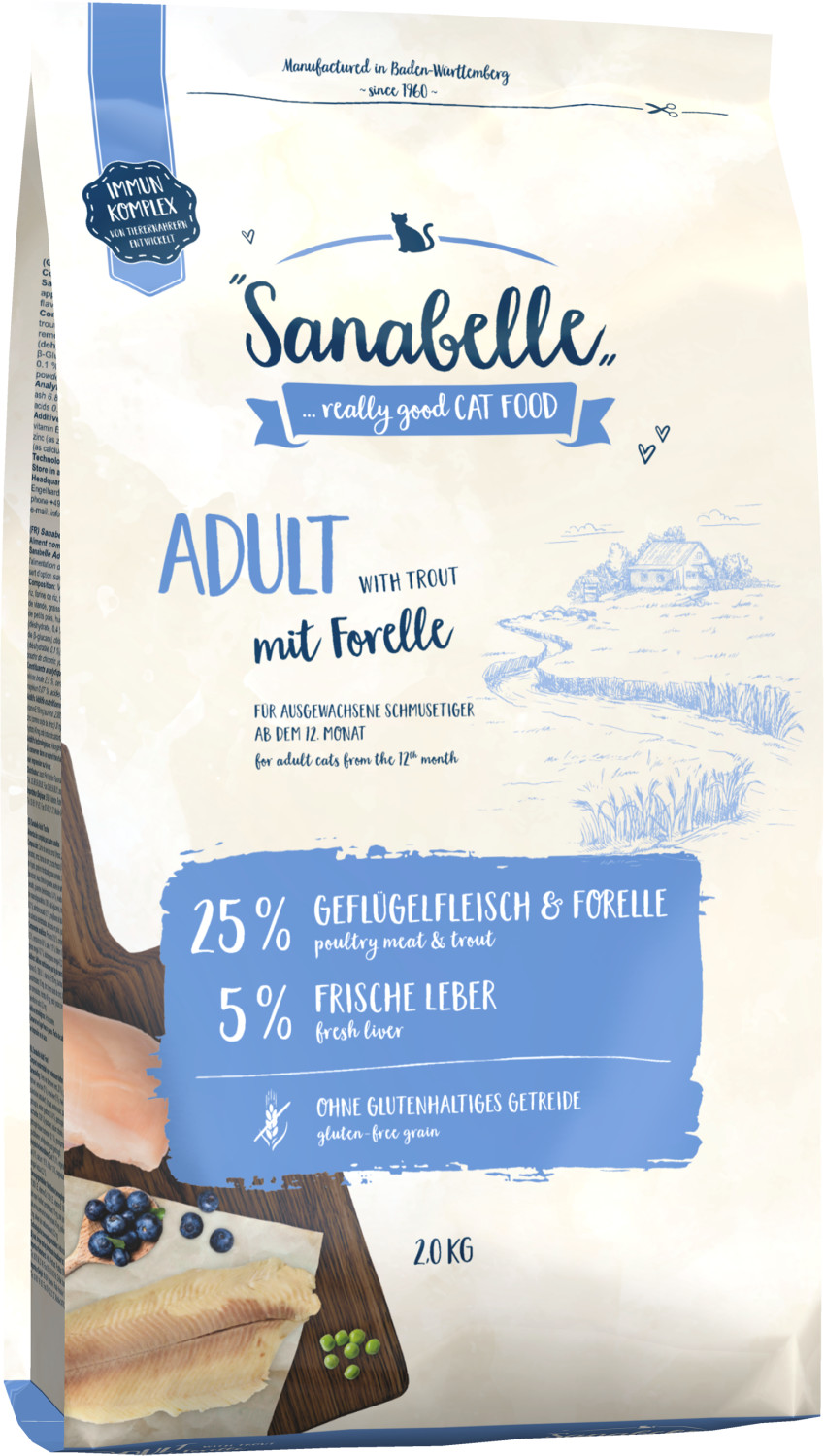 bosch Sanabelle Adult truite (2 kg)