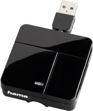Hama All in One USB 2.0 Multicard Reader, basic, black (94124)