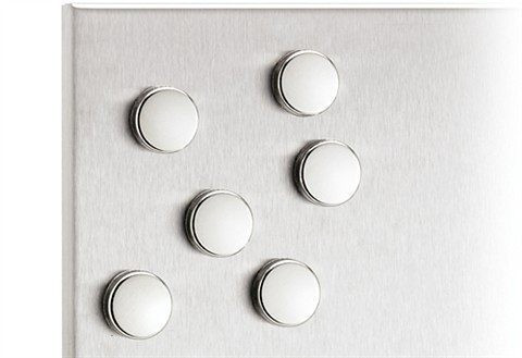 Blomus Set de 6 aimants Muro (2 cm)