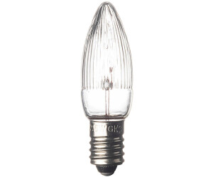 Ampoule à filament LED E10 3W dimmable, par 3, 34V