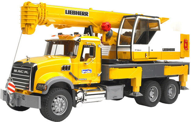Bruder MACK Granite Liebherr camion grue (02818)