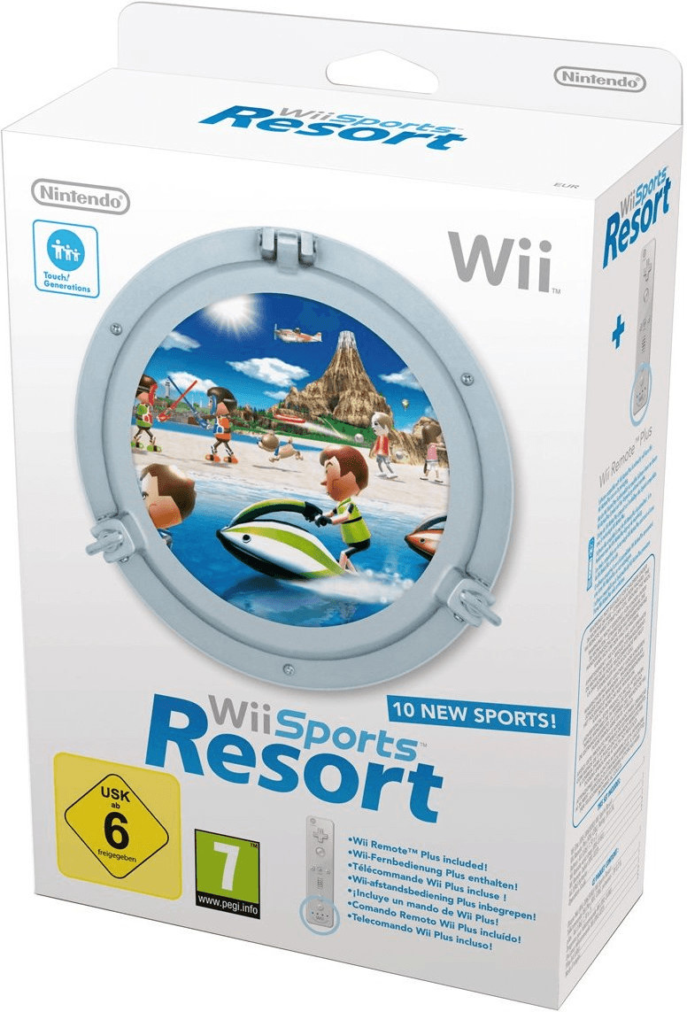 Wii Sports Resort + Wii Remote Plus (Wii)