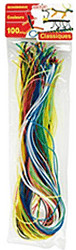 Kim'Play Scoubidous - 100 brins de couleur classiques