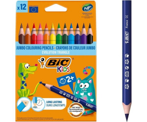 BIC Kids Evolution Triangle Colour Pencils 12 pcs