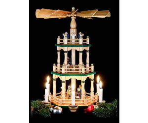 KWO Olbernhau Babbo Natale In Legno – Originale Dei Monti Metalliferi, Artigianato Tradizionale