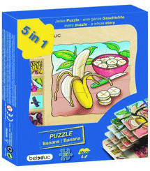 beleduc Puzzle à étages Banane (30 pièces)