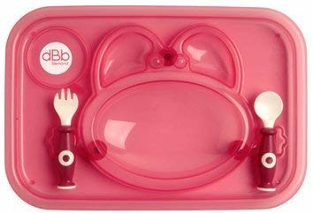 Remond Plateau repas translucide avec couverts
