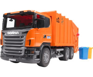 Modellfahrzeug orange bruder MAN TGA Müll-LKW 