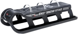 Cuscini Seduta Autoadesivi Eko Snow-Star Per Slitte 100 E 100V – Similpelle Nera, Set Da 2 Pezzi (Svizzera) - 2