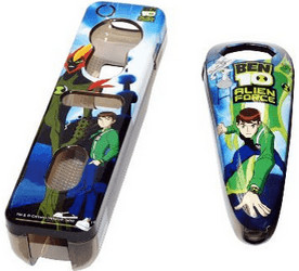 Brooklyn Wii Ben10 Alien Force Nunchuck & Remote Acrylic Grip Set