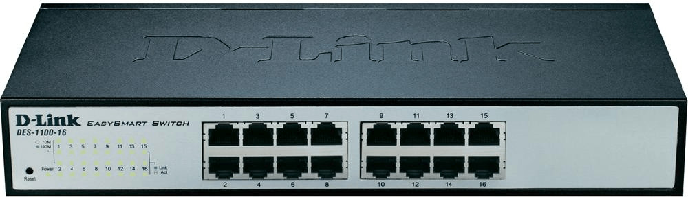 D-Link Switch 16 Ports (DES-1100-16)
